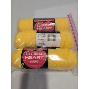 Red Heart Sport Daffodil yellow